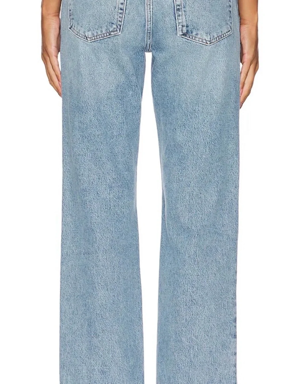 Agolde Valen Mid-Rise Vintage Straight Jeans in Harmonic 29
